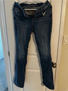 American Eagle Outfitters Women’s Dark Blue Bootcut Jeans
